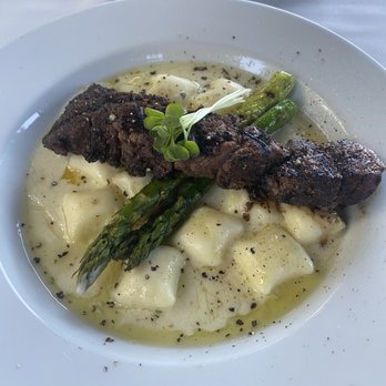 Shadowbrook - Gnocchi with filet brochettes - American Near Me - Capitola, California Shadowbrook - Gnocchi with filet brochettes - American Near Me - Capitola, California