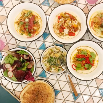 Little Sesame - All the hummus plates! - Middle Eastern Near Me - Washington, DC, District of Columbia