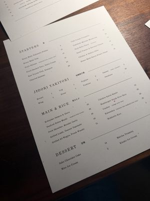 Menu photo 1 Taberu Los Angeles, CA