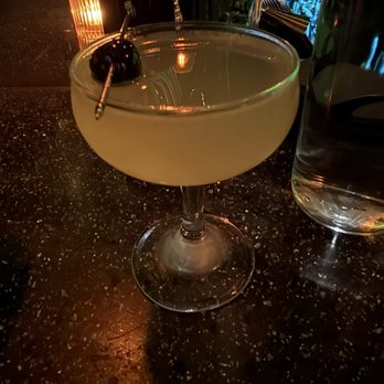 Retrograde - My "more traditional" absinthe drink - delicious cherry garnish, not your typical maraschino. Top marks for that! - Speakeasies Near Me - Denver, Colorado Retrograde - My "more traditional" absinthe drink - delicious cherry garnish, not your typical maraschino. Top marks for that! - Speakeasies Near Me - Denver, Colorado
