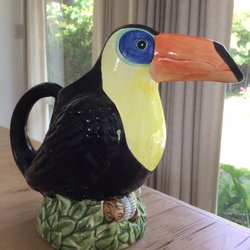 Heck Of A Deal - Not valuable, but I had to purchase this Toucan water pitcher, a steal at $6.