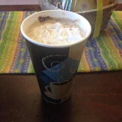 State Street Coffee Company - 16 Mackinaw Mocha with a shot of whipped cream