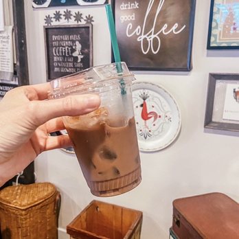 Espresso Yourself Coffee & Cafe - Nutellacino latte with coffee ice cubes - Coffee & Tea Near Me - St. Louis, Missouri Espresso Yourself Coffee & Cafe - Nutellacino latte with coffee ice cubes - Coffee & Tea Near Me - St. Louis, Missouri