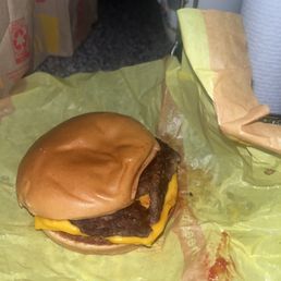 a thrown mcdouble a thrown mcdouble