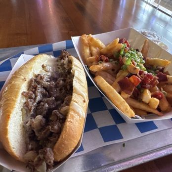 Sumo Shack LKN - OG Philly and loaded fries. - Burgers Near Me - Mooresville, North Carolina Sumo Shack LKN - OG Philly and loaded fries. - Burgers Near Me - Mooresville, North Carolina
