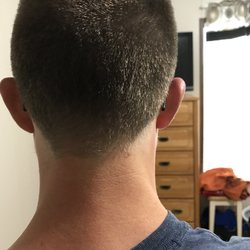Great Clips - All curved on one side... ouch