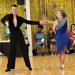 Ultimate Ballroom Dance Studio - Instructor, Denys, and Genenne.  Summer Showcase,  2024