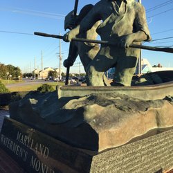 The Maryland Watermans Monument - A few waterman on their skiff looking for some Chesapeake Bay yuminess.
