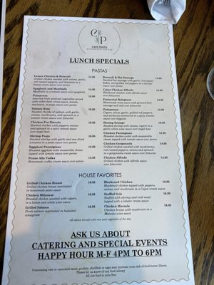 Menu photo 7 Cafe Pesto's Farmington, CT Menu photo 7 Cafe Pesto's Farmington, CT