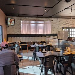 Küsan Uyghur Cuisine - Inside, nice lighting and decor