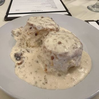 Castle Farm - Cheddar biscuits and gravy. Killer. Would recommend. - Breakfast & Brunch Near Me - Versailles, Kentucky