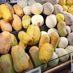 Tokyo Central - Papayas and melons in produce section