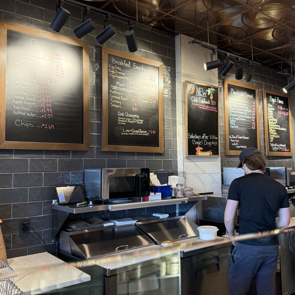 Bagel Fair - Menu 5/26 (sorry for the glare) - Bagels Near Me - Indianapolis, Indiana