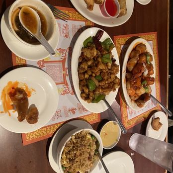Bamboo Terrace - a variety of food on a table - Chinese Near Me - Tucson, Arizona