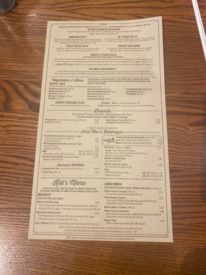 Menu photo 2 Cracker Barrel Old Country Store West Memphis, AR Menu photo 2 Cracker Barrel Old Country Store West Memphis, AR