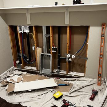Majestic Construction and Design - Removing the drywall to expose all the plumbing and the electrical that needs to be removed. - General Contractors Near Me - Lincoln, California Majestic Construction and Design - Removing the drywall to expose all the plumbing and the electrical that needs to be removed. - General Contractors Near Me - Lincoln, California