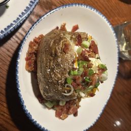 Loaded baked potato side