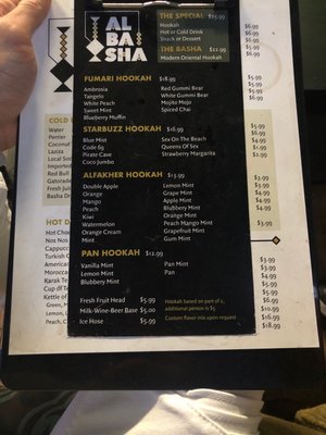 Menu photo 4 Al Basha Hookah Lounge Orlando, FL Menu photo 4 Al Basha Hookah Lounge Orlando, FL