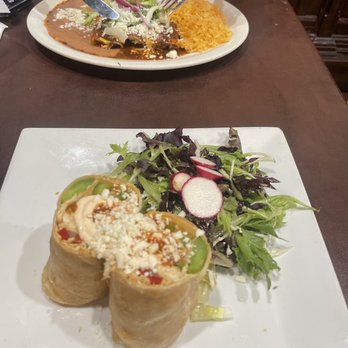 Cantina Mexicana - Chicken Chimichanga Chicken Enchilada de mole - Seafood Near Me - Stamford, Connecticut Cantina Mexicana - Chicken Chimichanga Chicken Enchilada de mole - Seafood Near Me - Stamford, Connecticut