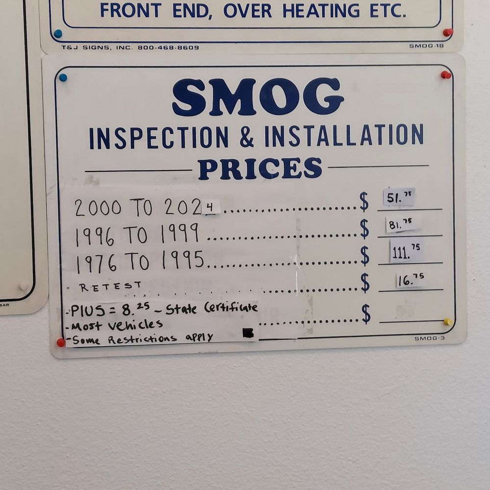 Automotive Speedy Smog - Prices as of June 2024 - Smog Check Stations Near Me - Riverside, California