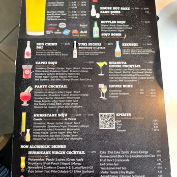Shabuya - Drink menu - Hot Pot Near Me - Honolulu, Hawaii Shabuya - Drink menu - Hot Pot Near Me - Honolulu, Hawaii