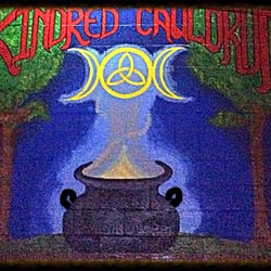 Kindred Cauldron - this is Kindred Cauldron's sign hand painted on the side of their building.