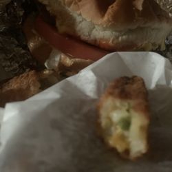 Kennedy Fried Chicken - Cheeseburger & popper I think