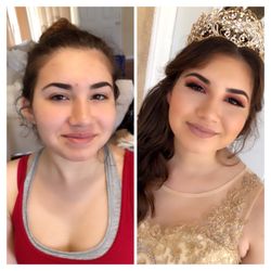 Yanis Artistry - Makeup/Hair by me on this gorgeous quinceañera