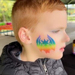 Free Spirit 520 Airbrush Tattoo and Face Paint - A really cool multi color airbrush tattoo