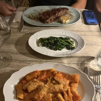 Donatella Restaurant - rigatoni broccolini and new york steak - Italian Near Me - Miami Beach, Florida Donatella Restaurant - rigatoni broccolini and new york steak - Italian Near Me - Miami Beach, Florida
