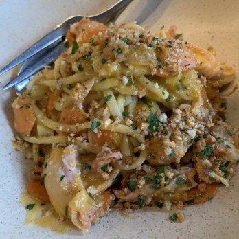 Rose Mary - Bucatini with rabbit, carrot, and gremolata - Italian Near Me - Chicago, Illinois Rose Mary - Bucatini with rabbit, carrot, and gremolata - Italian Near Me - Chicago, Illinois