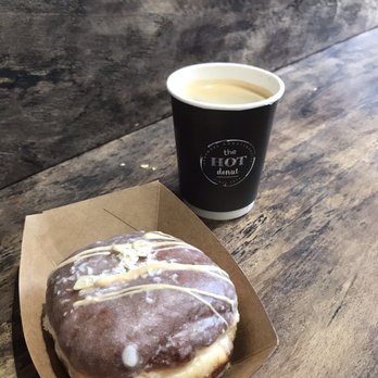 The Hot Donut - The rafaello and an americano for 5€ - Donuts Near Me - Dublin, D