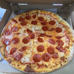 Joe's Original Italian Pizza - Large pepperoni. Delicious