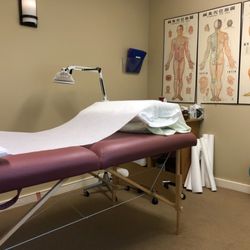 Hope Acupuncture & Wellness Center - She uses a heating lamp also. It helps my blood circulation so well. I fall asleep each time...