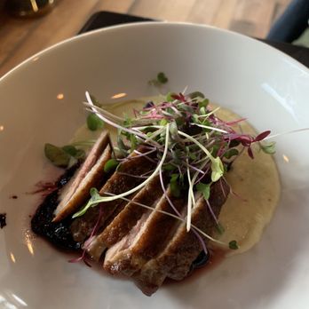 The Lost Fox - Duck Breast small plate with grits - New American Near Me - Ashburn, Virginia