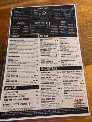 Menu photo 2 The Charred Oak Tavern Middleborough, MA
