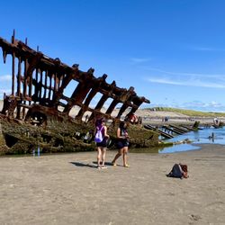 Fort Stevens State Park - The Peter Iredale shipwreck inside the park