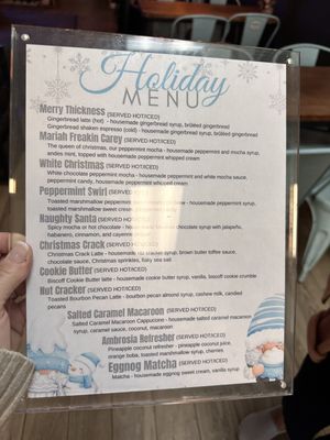 Menu photo 8 Serendipity Brews Mount Dora, FL