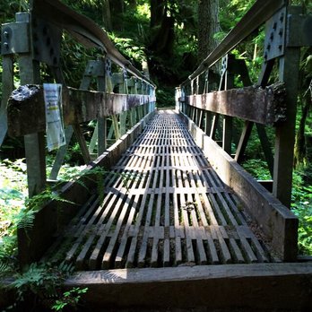 Multnomah Falls - Only 1 person may cross at a time - Hiking Near Me - Bridal Veil, Oregon Multnomah Falls - Only 1 person may cross at a time - Hiking Near Me - Bridal Veil, Oregon