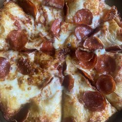 Domino's Pizza - Pan made pepperoni pizza