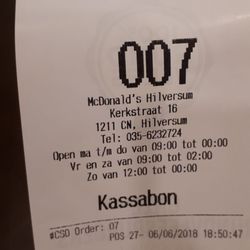 McDonald's  Centrum - The name is Bond. James Bond.