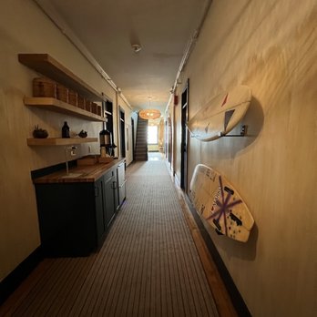 Block Island Beach House - Hallway - Hotels Near Me - New Shoreham, Rhode Island