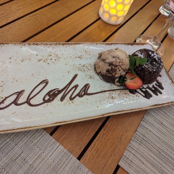 Hualani's - Flourless chocolate cake - Hawaiian Near Me - Lihue, Hawaii