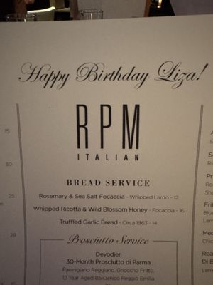 Menu photo 1 RPM Italian Chicago, IL Menu photo 1 RPM Italian Chicago, IL