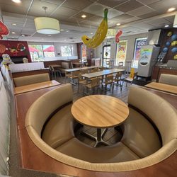 Dining area is usually clean.