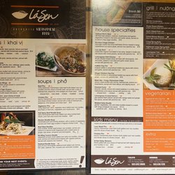 Lá Sen Vietnamese Grill - Menu