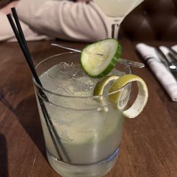 Jamie Hendrix or something close to that??.... very refreshing cucumber flavored drink Jamie Hendrix or something close to that??.... very refreshing cucumber flavored drink