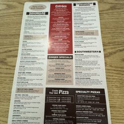 Schottzie's Bar & Grill - Menu