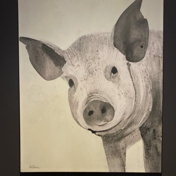 Dee Jay's BBQ Ribs & Grille - Collier - Piggy near restrooms . . . - Barbeque Near Me - Bridgeville, Pennsylvania