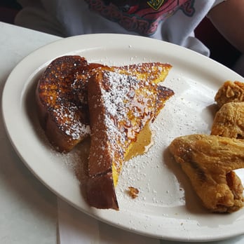 Midnight Diner - Two french toast and two fried chicken wings. - Diners Near Me - Charlotte, North Carolina Midnight Diner - Two french toast and two fried chicken wings. - Diners Near Me - Charlotte, North Carolina